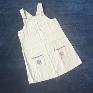 NWOT vintage Baby Gap embroidered khaki dress 5